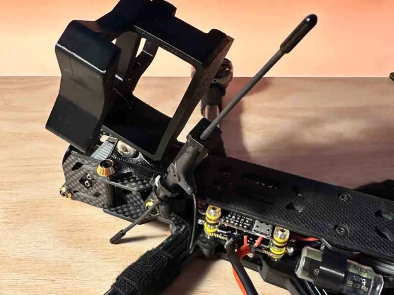FPV drone antenna mount