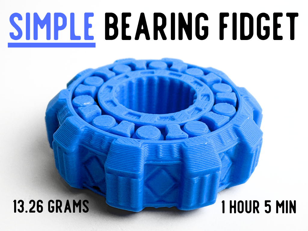Simple Bearing Fidget (print in place)