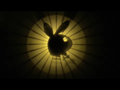 Playboy - silhouette led candle lamp
