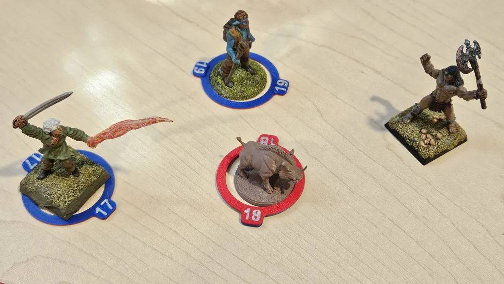Xerses Remix - Numbered Enemy Tracker Tokens - Free 3D Print Model ...