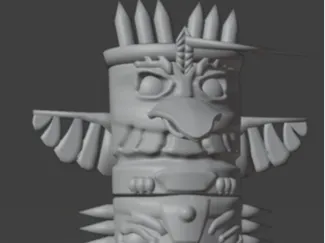 Voodoo Totem from The Messenger game