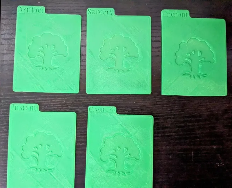 MTG Card Dividers - Detailed