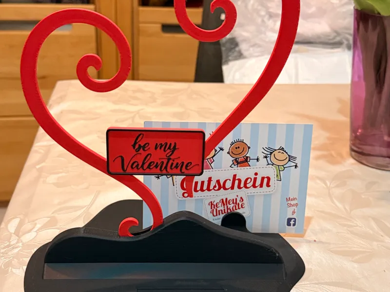 valentine with heart