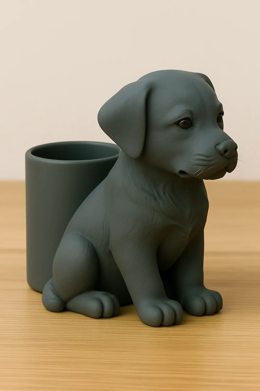 Italian School, 20th Century | Accendino in argento a forma di cane