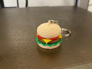 llavero hamburguesa