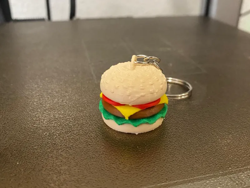 llavero hamburguesa