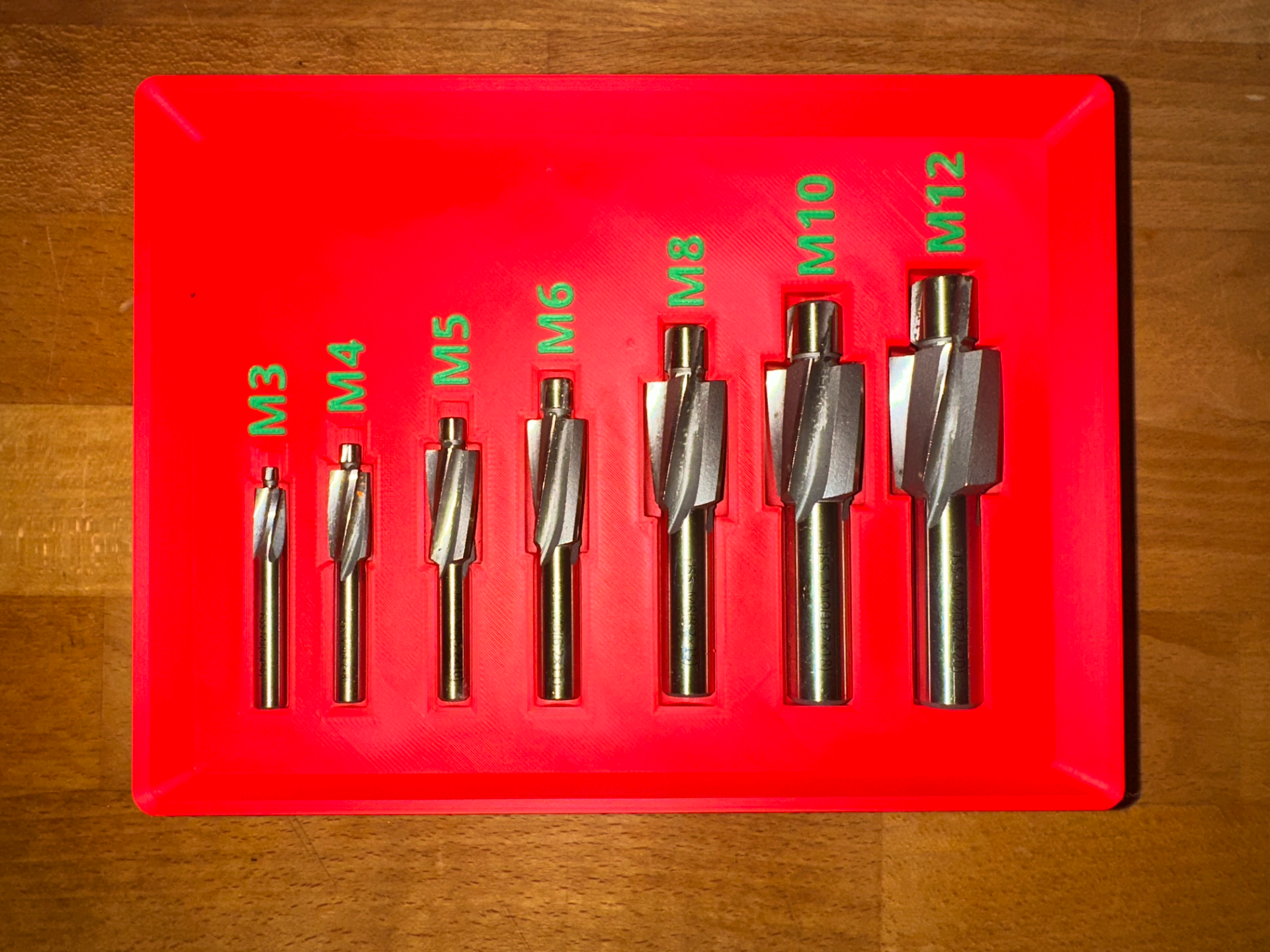 Gridfinity Holder for M3–M12 Counterbores 3D model