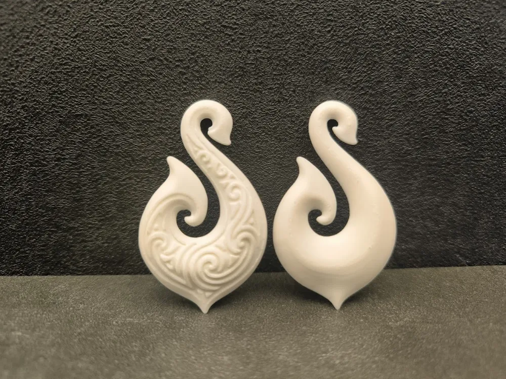 Maori Fish Hook Pendant - Free 3D Print Model - MakerWorld Maori Fish Hook Pendant - Free 3D Print Model - MakerWorld