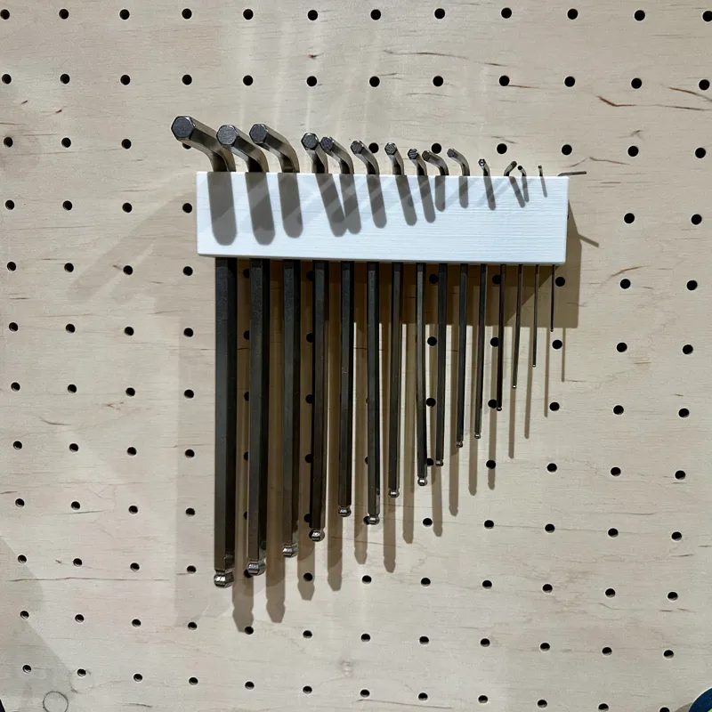 Wall mount for allen key (Inbusschlüssel)