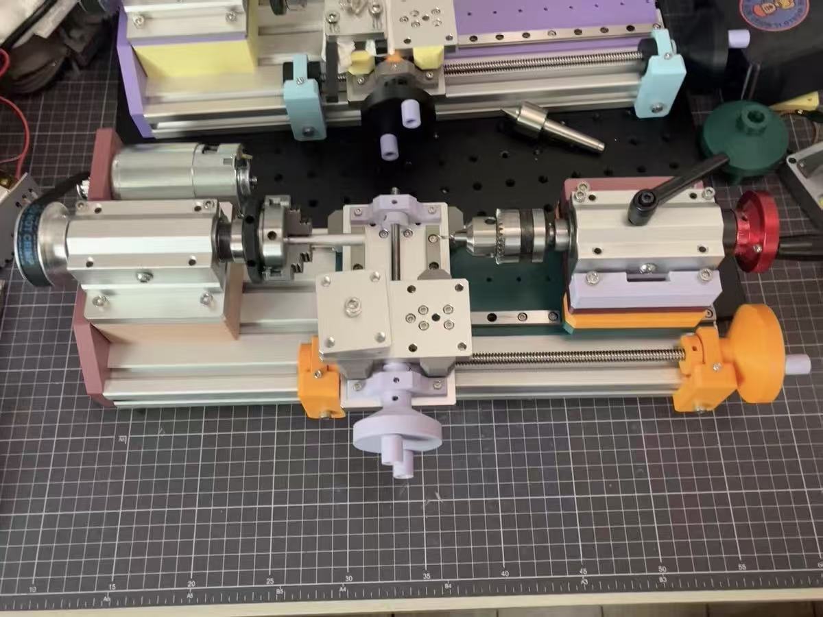 Miniatura 3 do modelo 3D 迷你车床V3