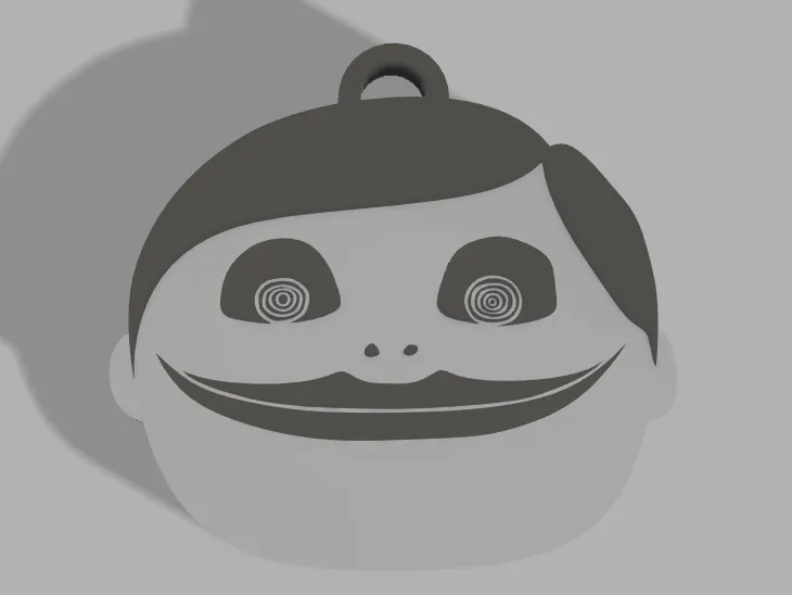DanDaDan Alien Keychain v1