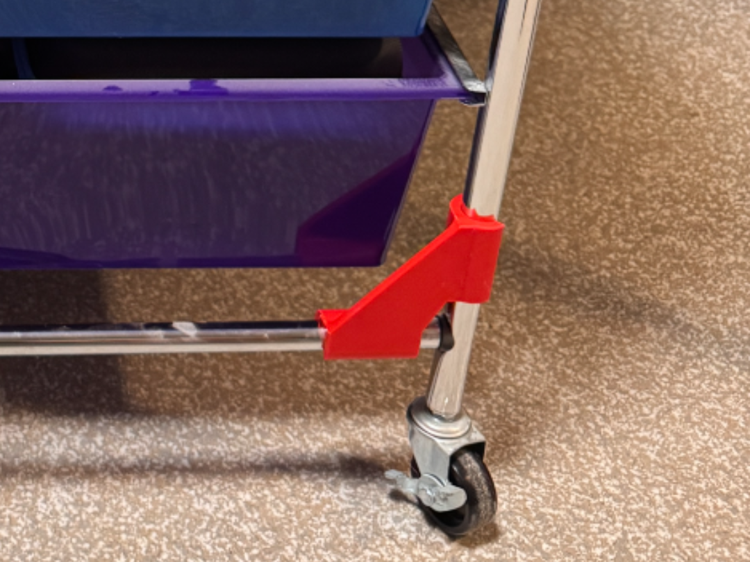 Rolling Craft Cart Anti-Wobble Corner Braces