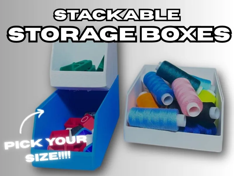 Stapelbare Aufbewarungsboxen