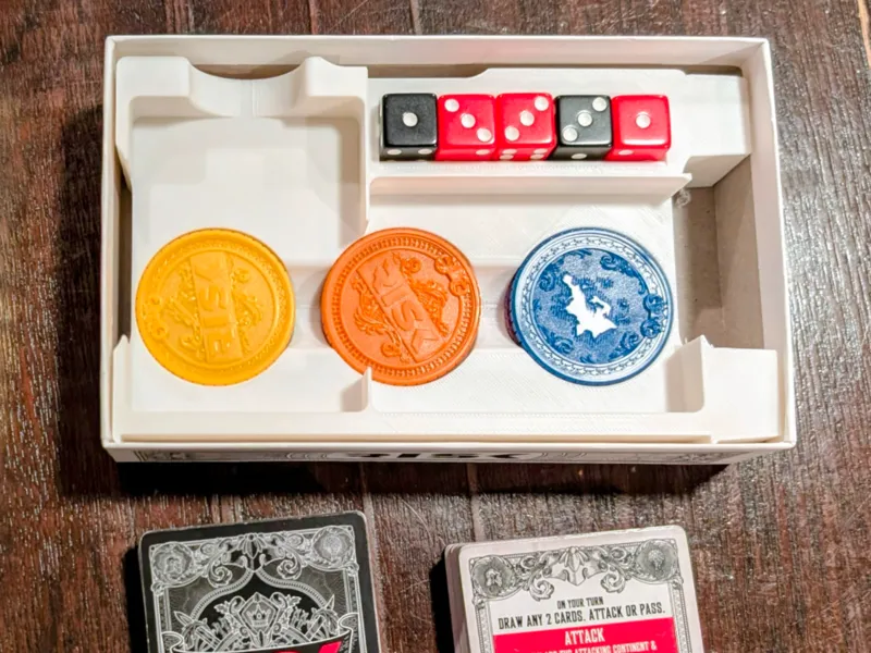 Risk Strike Board Game - box insert