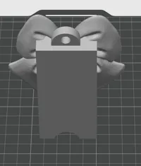 OG Skinny keychain hole, Thicker base