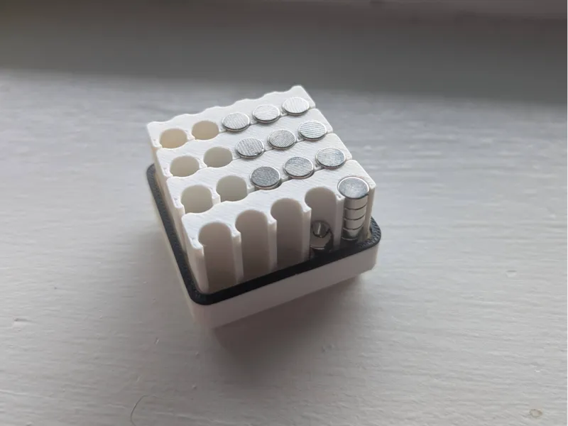 6mm Magnet Gridfinity Storage - 1x1x2U