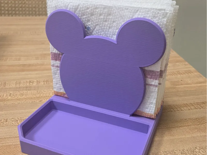 Mickey Napkin holder With spot for Spices