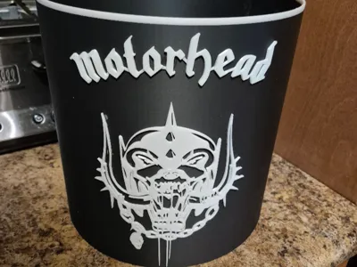 MOTORHEAD - TRASH GARBAGE CAN - LARGE ~9.5Inches  
