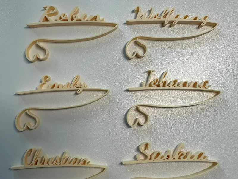 Glasanhänger Namen