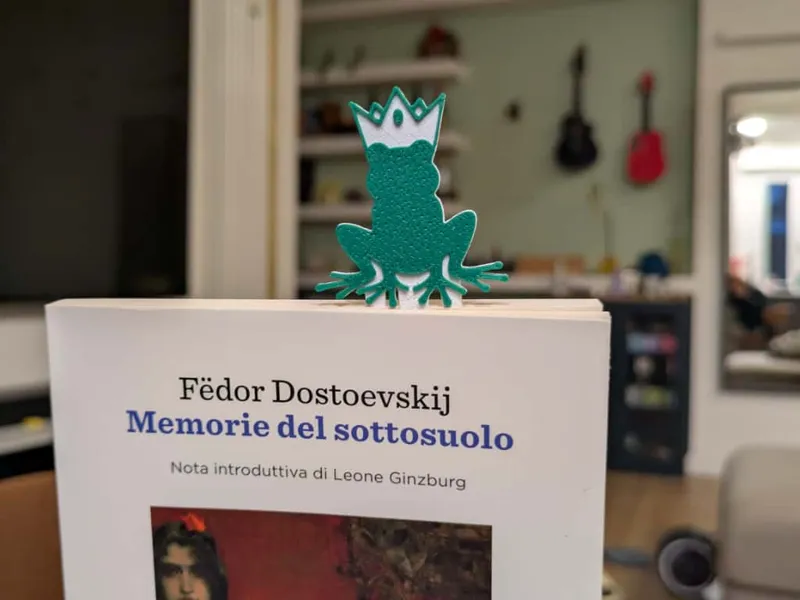 King frog bookmark