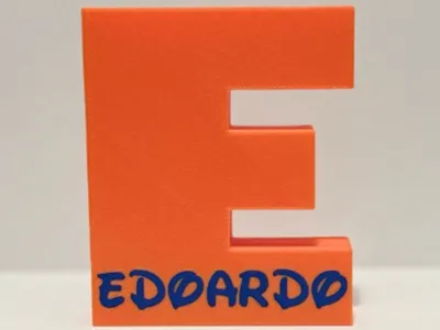 NAME + INITIAL EDOARDO