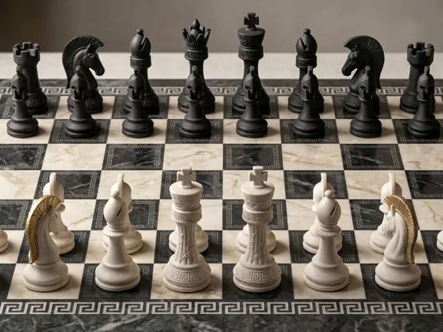 ოდისეას თემის ჭადრაკის ფიგურები
