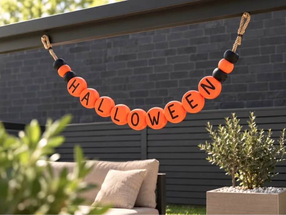 XXL bead chain as Halloween decoration - Free 3D Print Model - MakerWorld