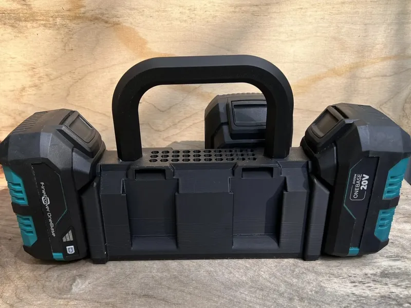 Parkside X20V 6-Battery Organizer