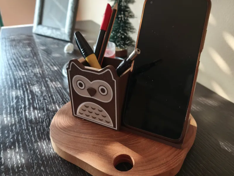 Desk Organizer – Cute Owl