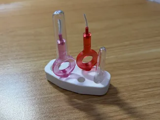 Simple holder for Curaprox interdental brushes