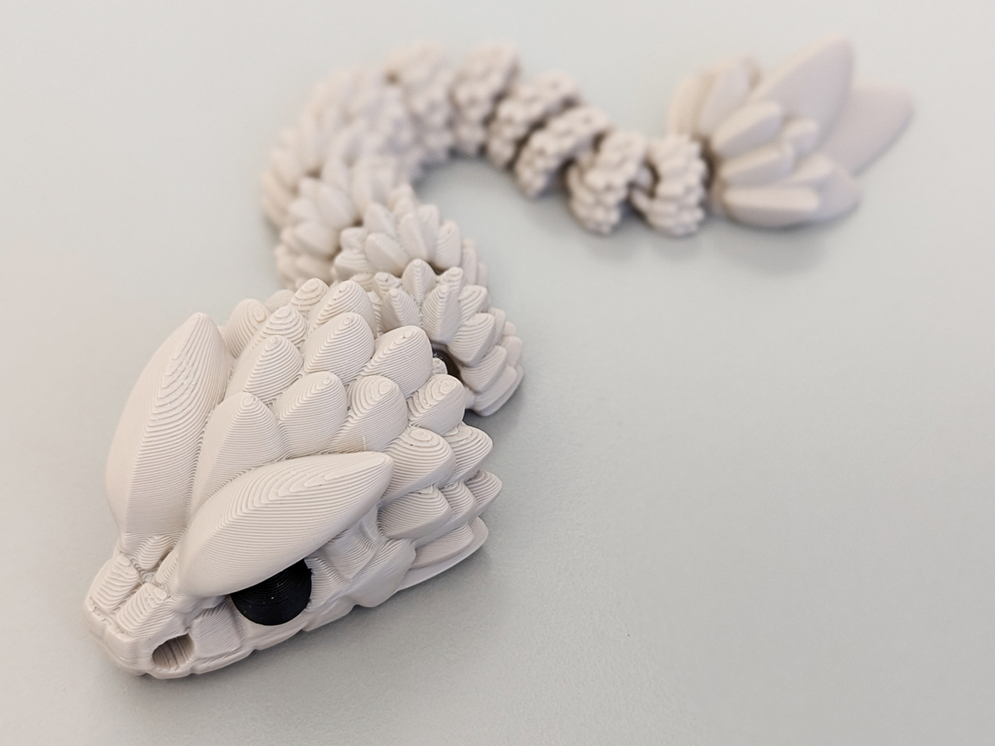 Articulated Snake keychain 003