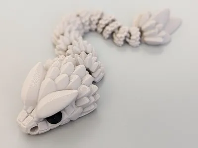 Articulated Snake keychain 003