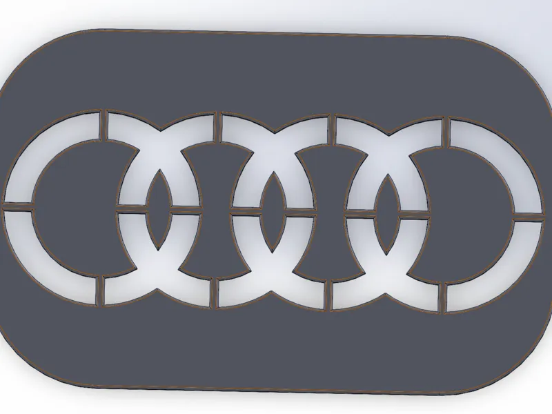 Detailing Valeting Carpet stencil Audi
