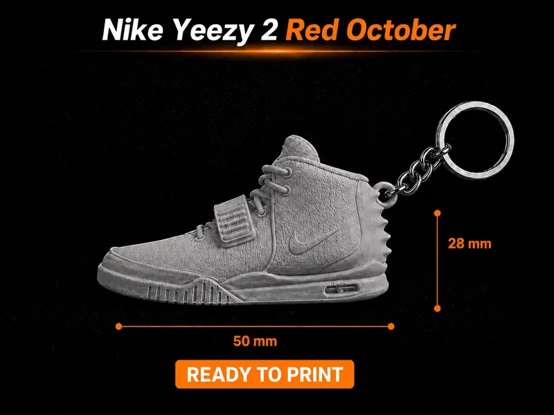 Schlüsselanhänger Nike Yeezy 2 Red October