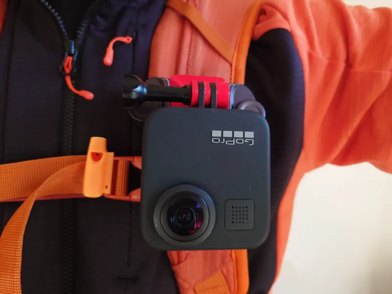 Gopro support for peak design