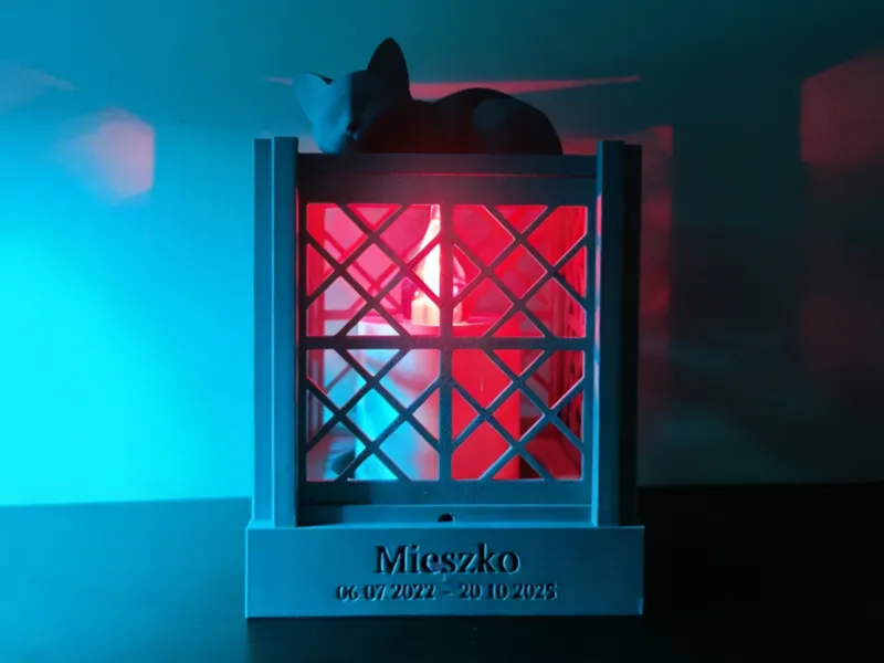 Cat candle to commemorate your friend [*]