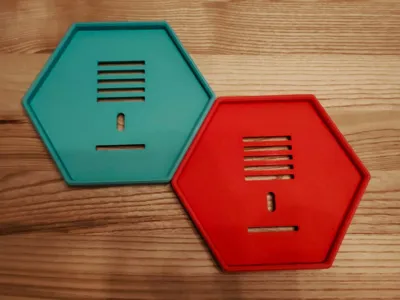 Hexagon rosette holder