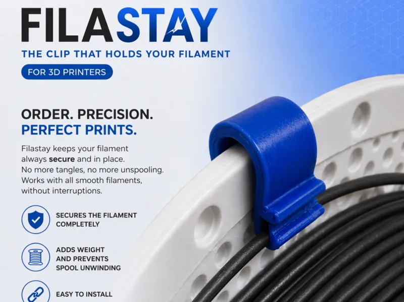 FilaStay Filament clip
