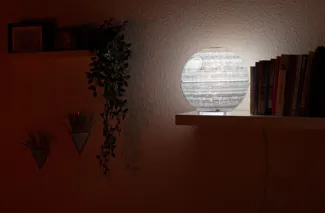 Death Star Ikea Fado Lamp
