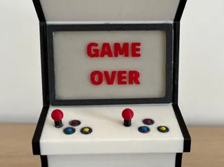 Retro arcade piggy bank