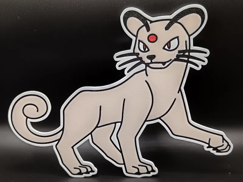 Décoration murale Pokémon Persian
