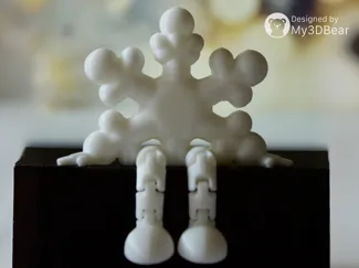 Articulated Snowflake with flexi legs