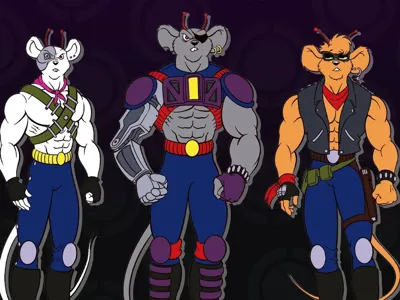 Biker Mice From Mars Hueforge