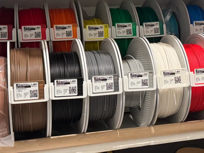 Filament Label Swatch Holder & Clip
