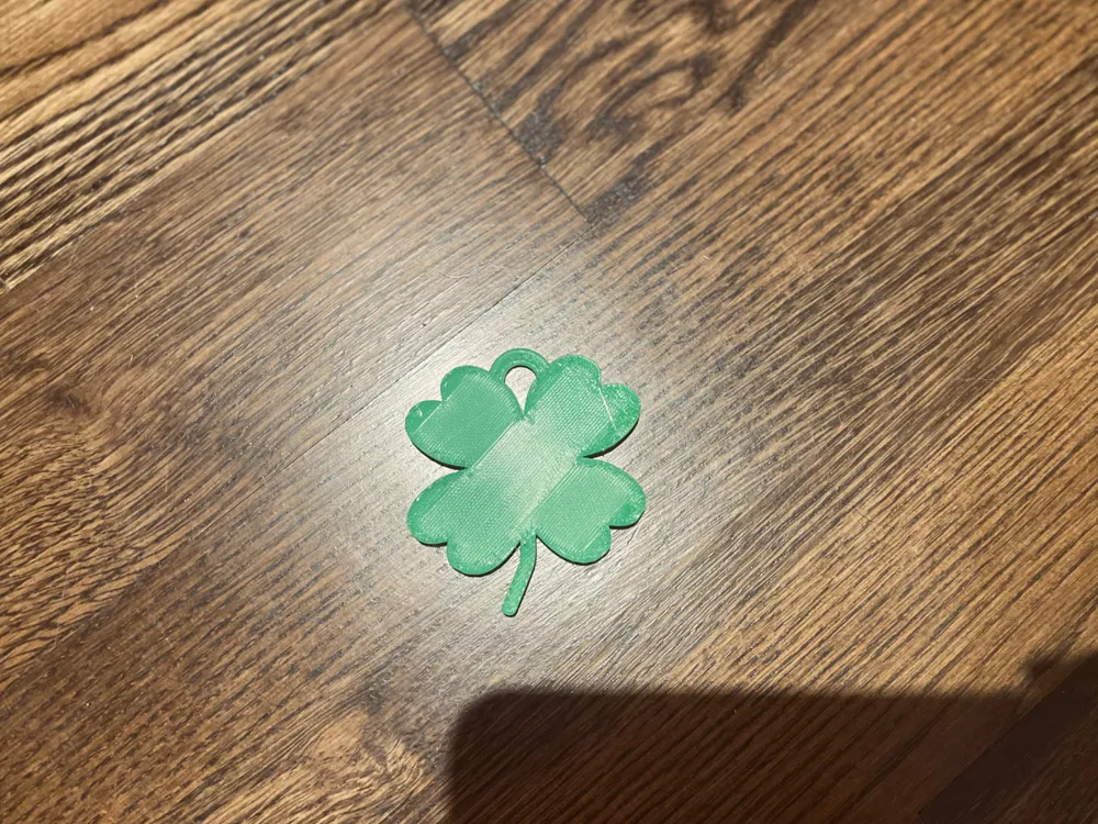 4 Leaf Clover KeyChain - Free 3D Print Model - MakerWorld