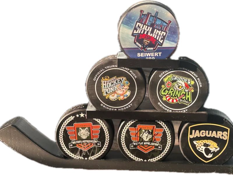 Hockey Stick Puck Display