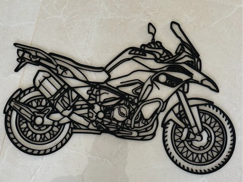 wall art bike P900 GS