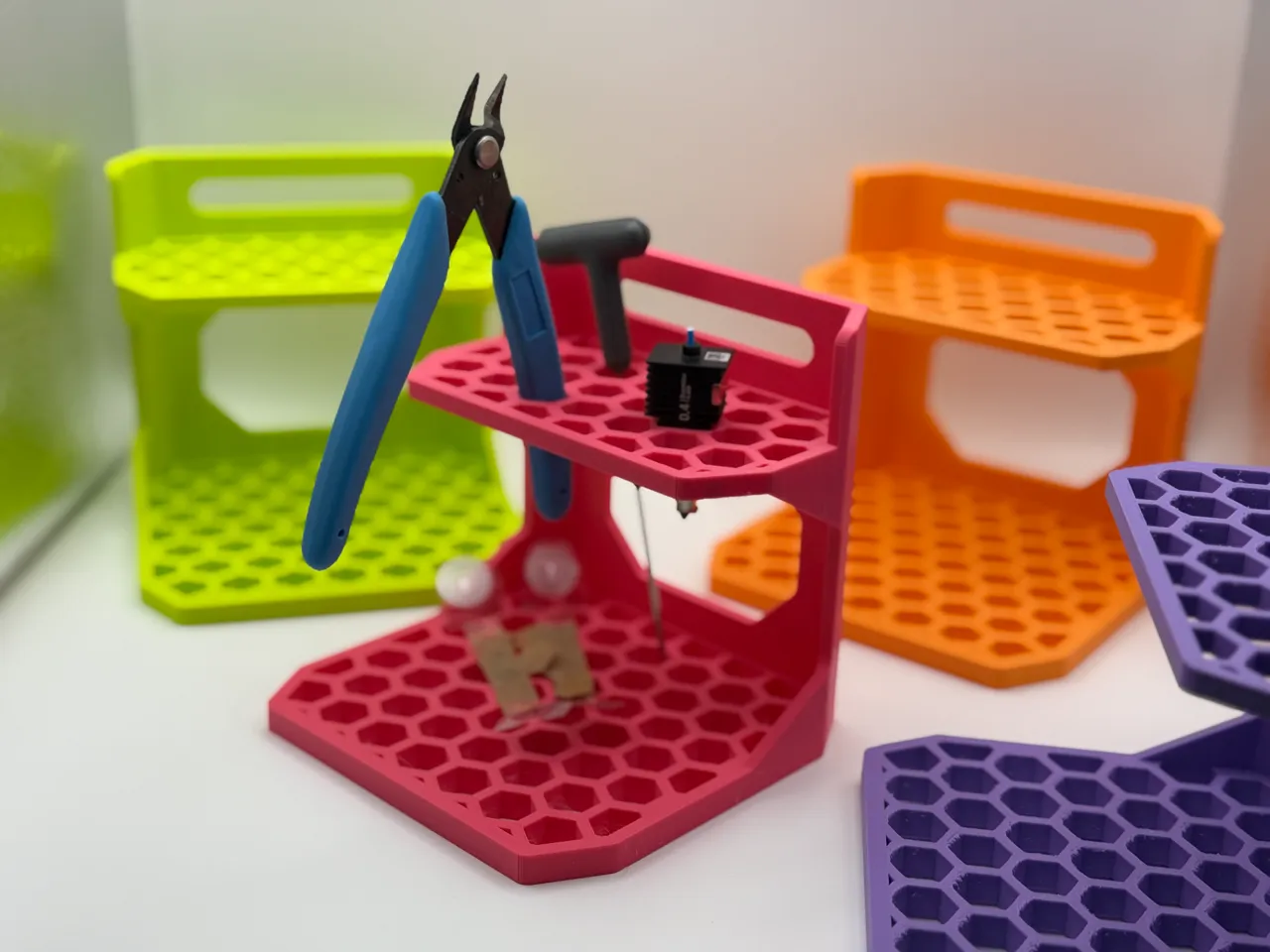 Desk Shelf & Tool Rack - Half Size view 2