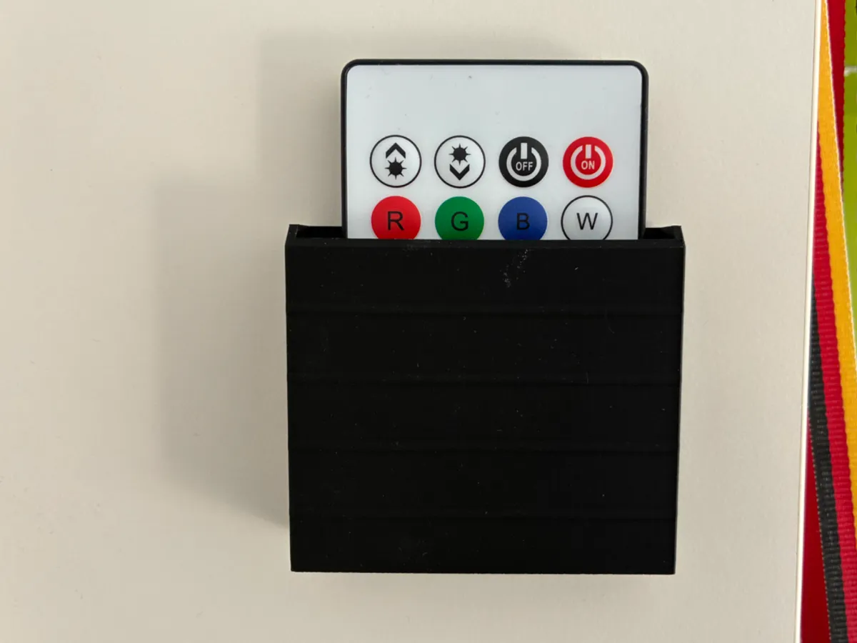 Remote Control Printable Remote control holder, holder for remote control - Free 3D Print Model ...