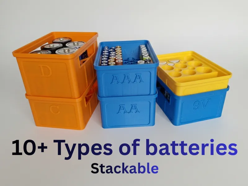 Stackable Battery Crates